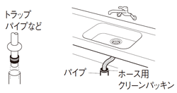 【メール便対応】SANEI　ホース用クリーンパッキン　【品番：PH62-90】