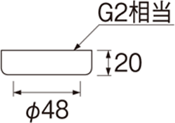 SANEI　袋ナットセット　【品番：U7-64S】