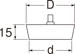 【在庫処分】SANEI　バス用クサリ付ゴム栓　【品番：PH29-30】