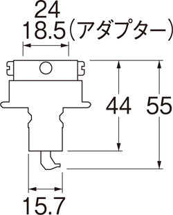 【在庫処分】SANEI　自動洗濯機元口　【品番：PT170-1F】