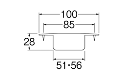 SANEI　洗濯機排水口　【品番：H561-50】