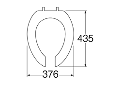 SANEI　前割便座用座　ホワイト　【品番：PW902-2-W】