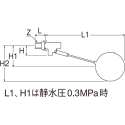 SANEI　ボールタップ　【品番：V41-20】