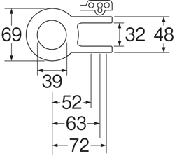 【在庫処分】SANEI　ロータンクゴムフロート　【品番：PH84-92X】