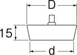 【在庫処分】SANEI　バス用クサリ付ゴム栓　【品番：PH29-35】