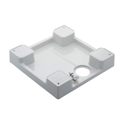 カクダイ　洗濯機用防水パン（水栓つき）　ホワイト　【品番：426-501-W】●