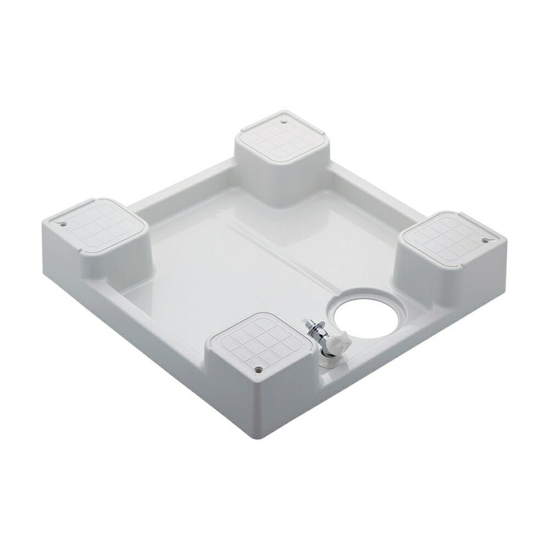 カクダイ　洗濯機用防水パン（水栓つき）　ホワイト　【品番：426-501-W】●