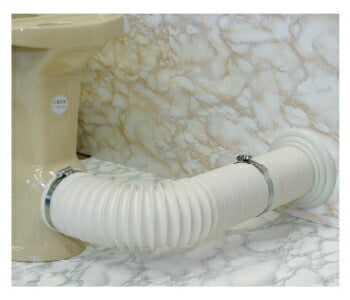 カクダイ　便器排水用ジョイント（ジャバラタイプ）　【品番：490-803-75W】