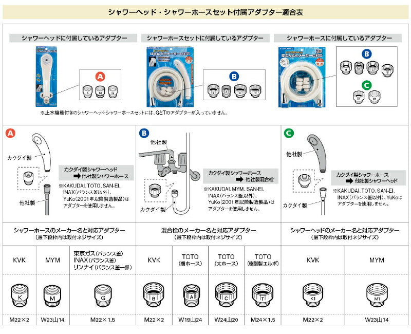 カクダイ　ストップシャワーホース（ラグリラ）　【品番：357-925-MD】