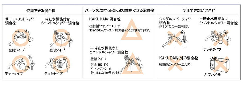 カクダイ　バス用お掃除シャワー　ホワイト　【品番：356-723-W】