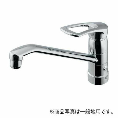 カクダイ　シングルレバー混合栓（分水孔つき）　寒冷地用　【品番：117-061K】