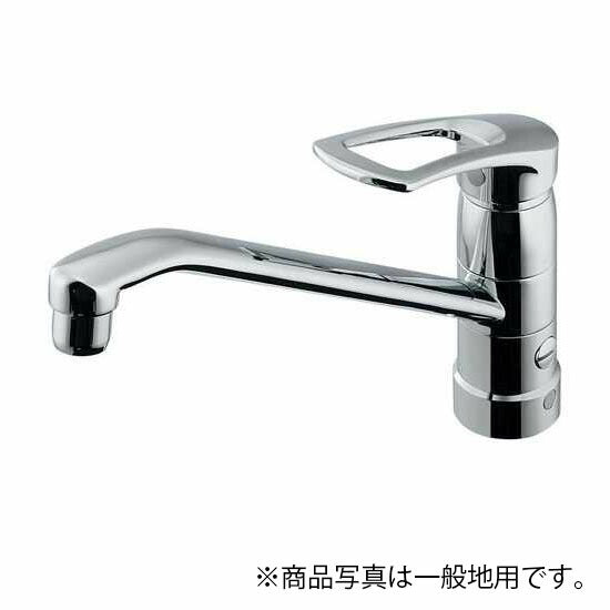 カクダイ　シングルレバー混合栓（分水孔つき）　寒冷地用　【品番：117-061K】