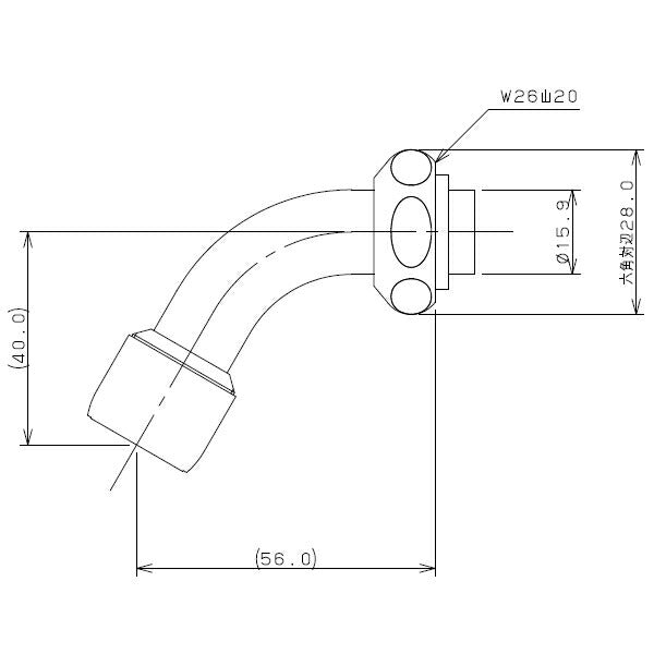 カクダイ　泡沫回転吐水口　【品番：795-001】