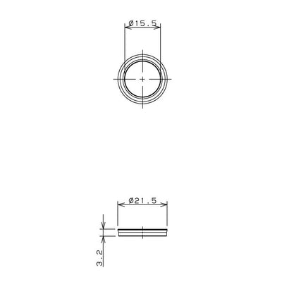 【メール便対応】カクダイ　自在パイプ取付パッキン　【品番：794-882】