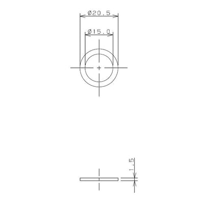 【メール便対応】カクダイ　泡沫金具用パッキン（3枚入）　【品番：794-200】