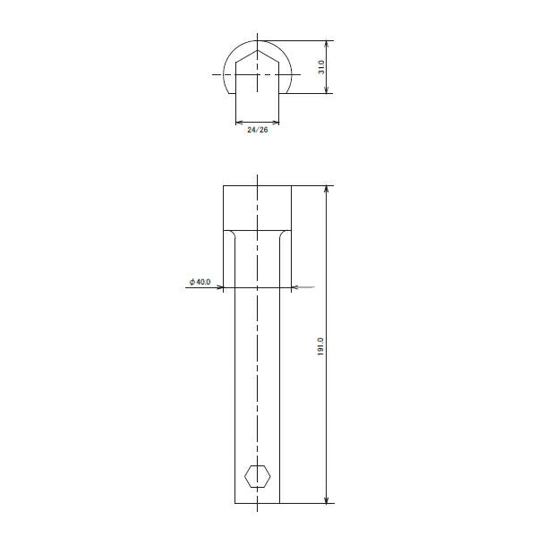 カクダイ　立カラン締め　【品番：6030】
