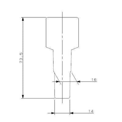 カクダイ　つまり取りソケット（真空ポンプ用）　【品番：605-804】