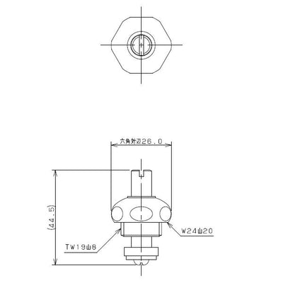 カクダイ　D式上部　寒冷地用　【品番：790-700】