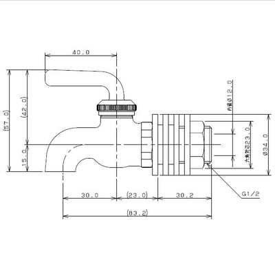 カクダイ　平成カラン　【品番：652-001-13】