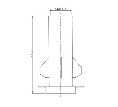 カクダイ　泡防止パイプ　【品番：426-111-05】