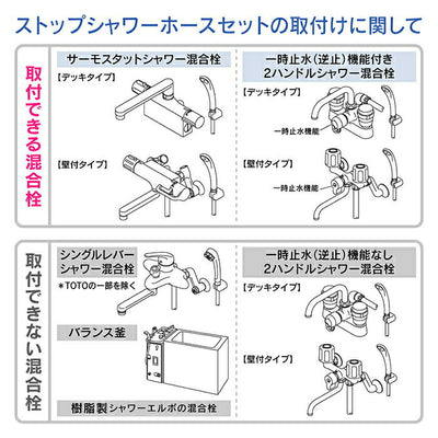 カクダイ　GAONA 赤札見つけ シルキーストップシャワーホースセット（ブルー）　【品番：GA-FH022】