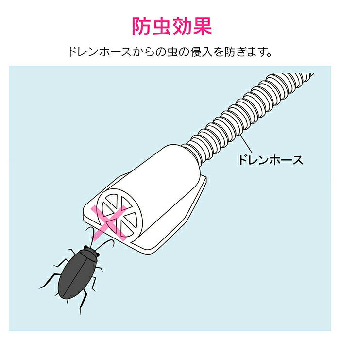 カクダイ　GAONA これカモ エアコンドレンホース用防虫キャップ　【品番：GA-KW002】