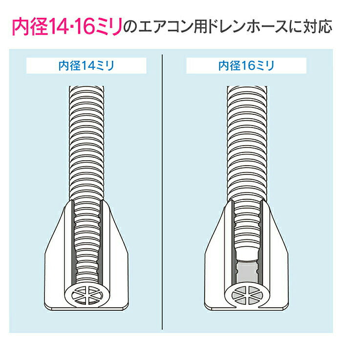 カクダイ　GAONA これカモ エアコンドレンホース用防虫キャップ　【品番：GA-KW002】