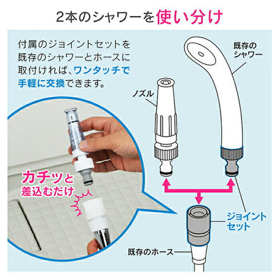 カクダイ　GAONA これエエやん 掃除ノズルジョイントセット　【品番：GA-FW013】