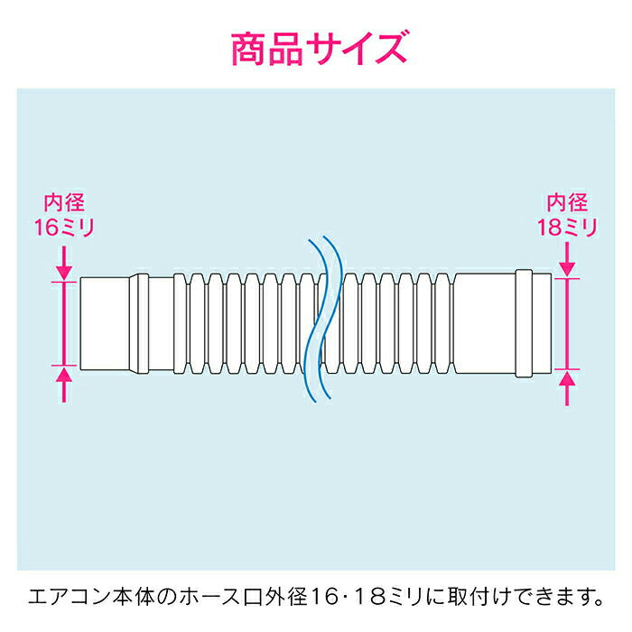 カクダイ　GAONA ヤータモン・カーチス エアコンドレンホースセット（4m）　【品番：GA-KW009】