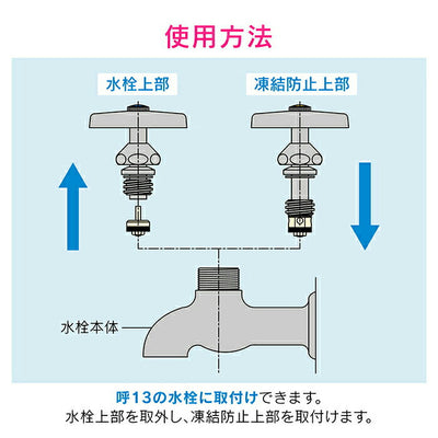 カクダイ　GAONA これカモ 共用凍結防止水栓上部（カギ付き）　【品番：GA-KE018】