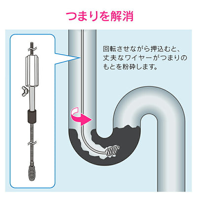 カクダイ　GAONA　これカモ パイプクリーナー（5ｍ）　【品番：GA-KK013】