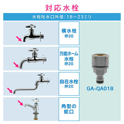 カクダイ　GAONA　これエエやん 万能口金（大）セット　【品番：GA-QA019】