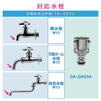 カクダイ　GAONA　これエエやん メタル万能口金　【品番：GA-QA034】