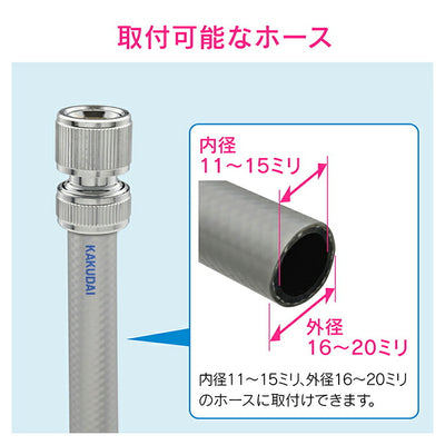 カクダイ　GAONA　これエエやん メタル万能口金セット　【品番：GA-QA035】