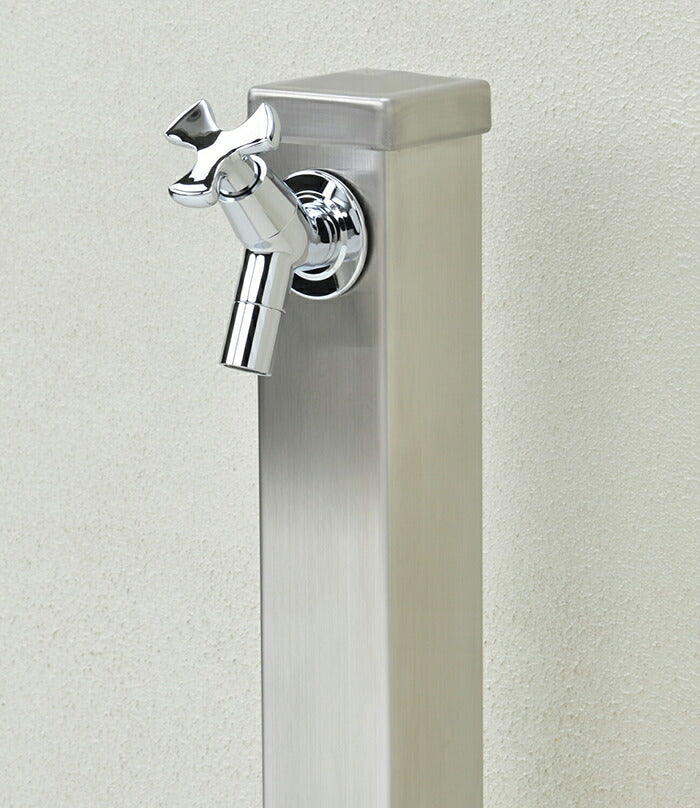 カクダイ　GAONA　これエエやん ステンレス水栓柱60角　【品番：GA-RG009】