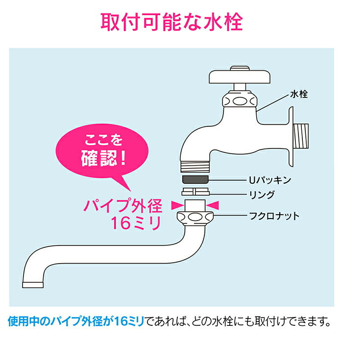 カクダイ　GAONA　これエエやん Ｓパイプ４２０　【品番：GA-HA006】