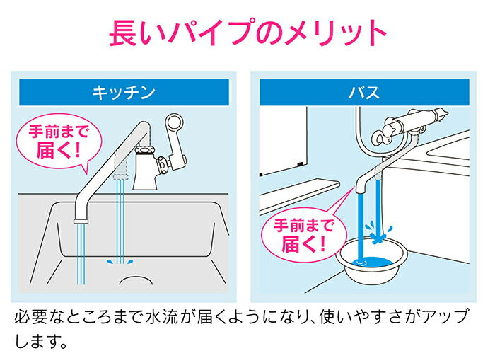 カクダイ　GAONA　これエエやん 泡沫Ｓパイプ３００　【品番：GA-HA020】