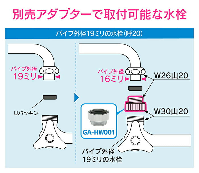 カクダイ　GAONA　これエエやん Ｕパイプ１７０　【品番：GA-HC001】