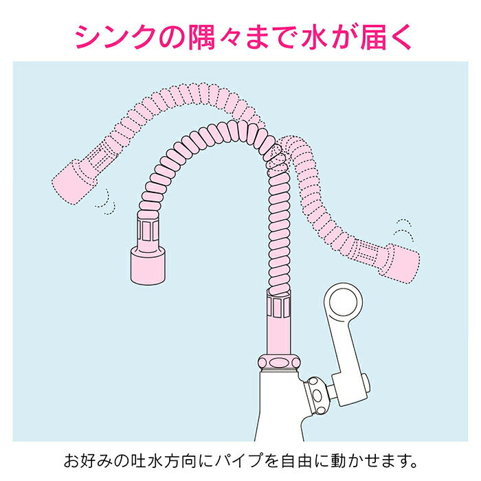 カクダイ　GAONA　これエエやん スワンフレキパイプ３００　【品番：GA-HC030】
