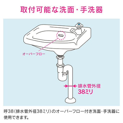 カクダイ　GAONA　これエエやん 洗面器二段ストレーナー　【品番：GA-MG004】