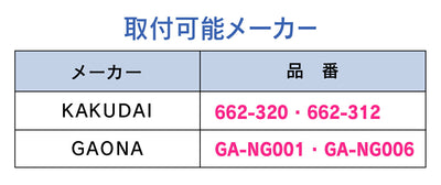 カクダイ　GAONA　これエエやん ダイヤフラム弁セット　【品番：GA-NG011】