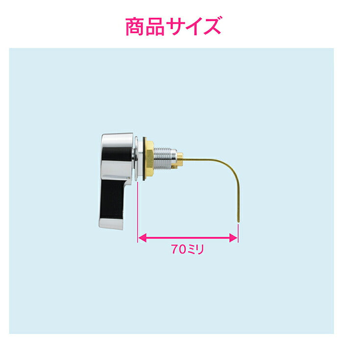 カクダイ　GAONA　これエエやん ロータンクレバー（クローム）　【品番：GA-NG015】