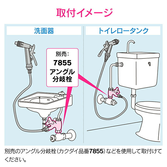 カクダイ　GAONA　これエエやん 洗浄ノズルセット　【品番：GA-KK019】