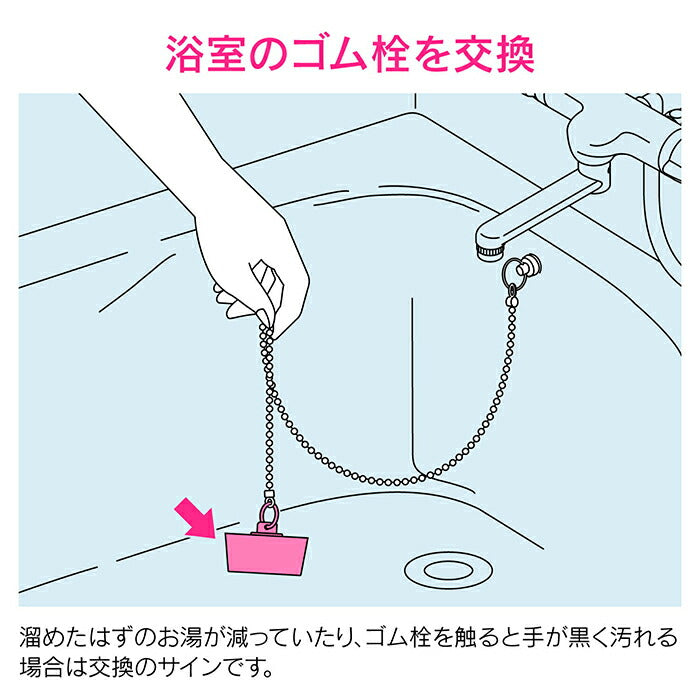 カクダイ　GAONA　これエエやん ゴム栓（くさりなし）８０×７６　【品番：GA-FQ013】