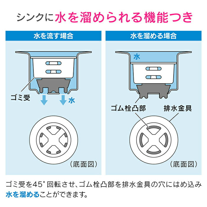 カクダイ　GAONA　これエエやん プレス両用排水栓（小）　【品番：GA-PB090】