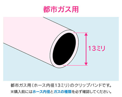 【メール便対応】カクダイ　GAONA　これエエやん クリップガスバンド（１０個）　【品番：GA-PG004】