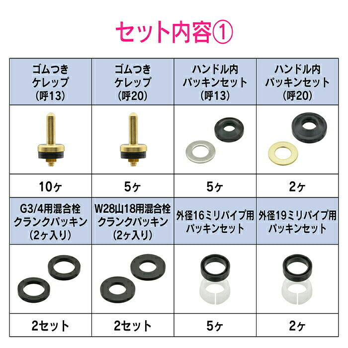 カクダイ　GAONA これエエやん 水まわりパッキンＢＯＸセット　【品番：GA-HW007】