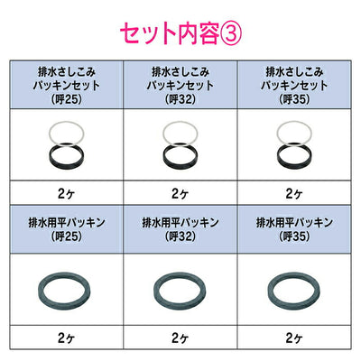 カクダイ　GAONA これエエやん 水まわりパッキンＢＯＸセット　【品番：GA-HW007】