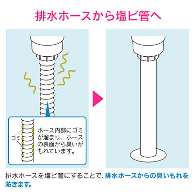 カクダイ　GAONA　これエエやん 流し台用塩ビ変換アダプター　【品番：GA-PB104】