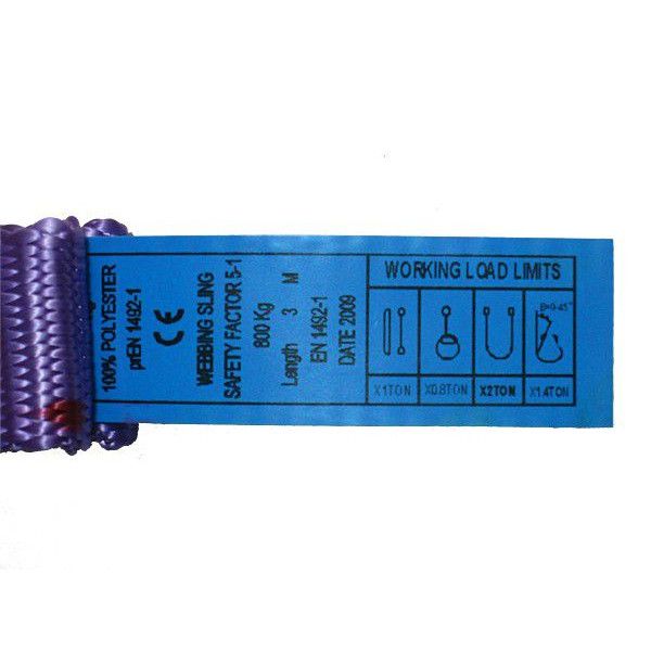 フリーク　FREAK CEベルトスリングE型 使用荷重800kg 幅25mm 長さ0.8m　【品番：65301】